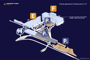Парковка Терминала D аэропорта Шереметьево 